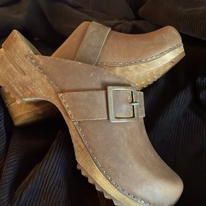 NWOT! SANITA DANISH CLOG, oiled nubuck leather
